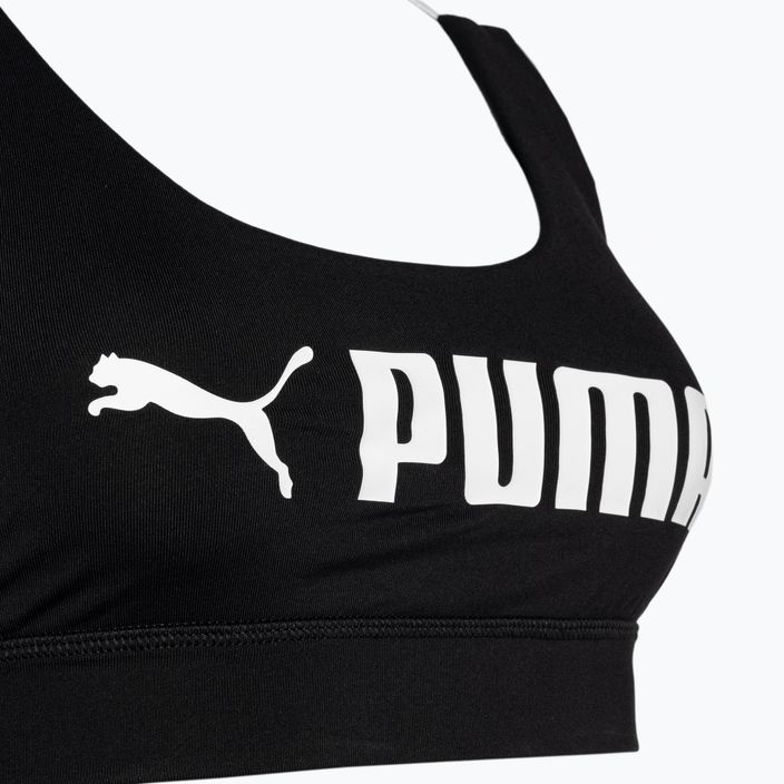 PUMA Mid Impact fitnesz melltartó Puma Fit puma fekete 3