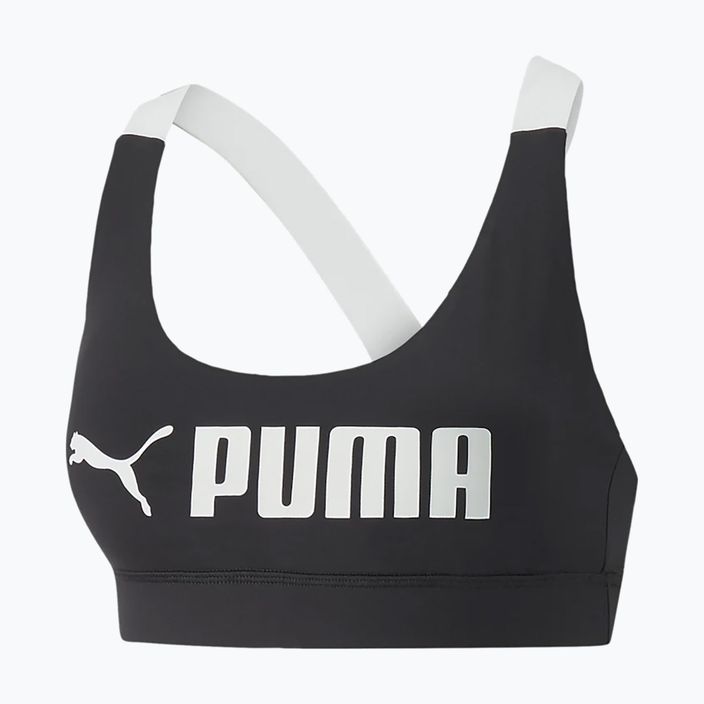 PUMA Mid Impact fitnesz melltartó Puma Fit puma fekete 4