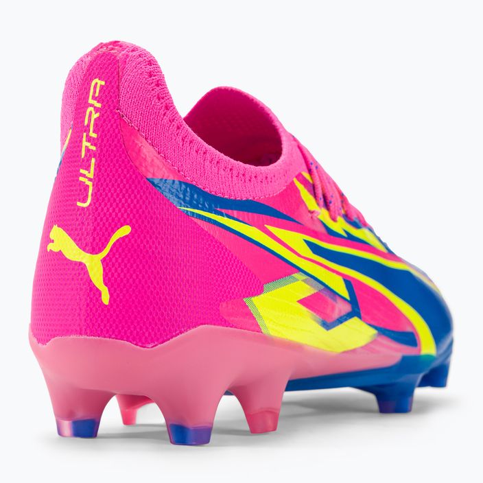 Férfi futballcipő PUMA Ultra Ultimate Energy FG/AG világító rózsaszín/ultrakék/sárga riasztás 9