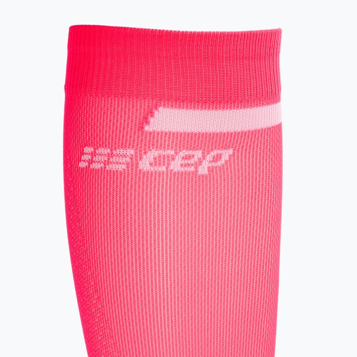 Férfi kompressziós futó zoknimęskie CEP Tall 4.0 pink/black 3