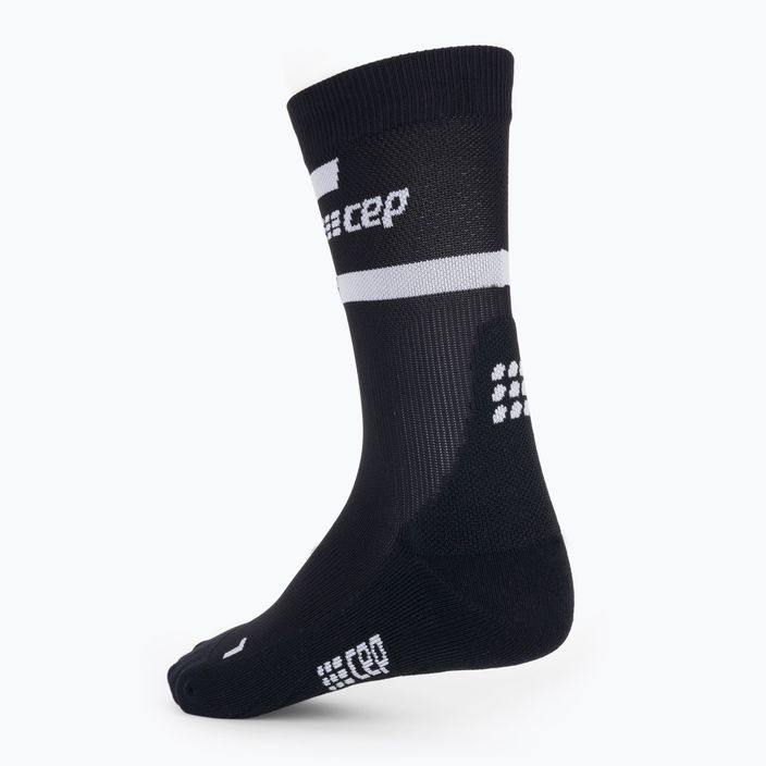 CEP Férfi kompressziós futó zokni 4.0 Mid Cut fekete 4