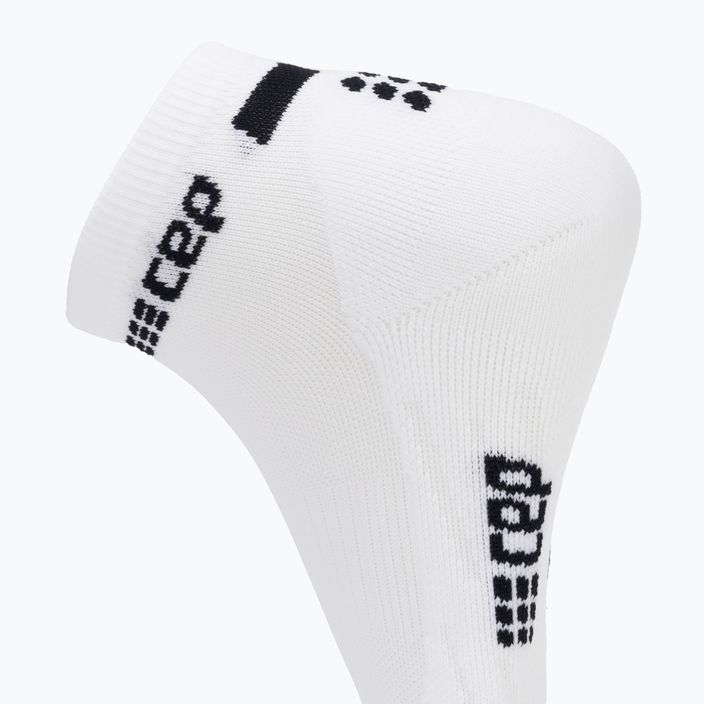 CEP női kompressziós futó zokni 4.0 Low Cut Fehér 4