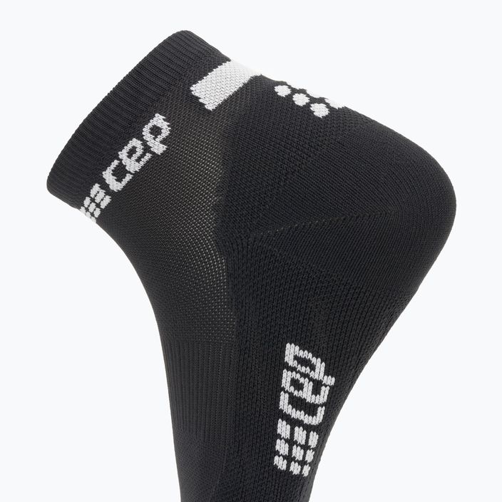 CEP női kompressziós futó zokni 4.0 Low Cut fekete 6