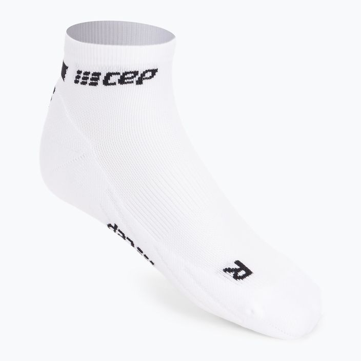 CEP Férfi kompressziós futó zokni 4.0 Low Cut Fehér 2