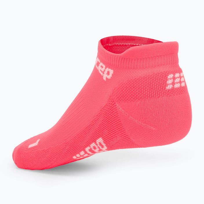 CEP női kompressziós futó zokni 4.0 No Show rózsaszínű 3