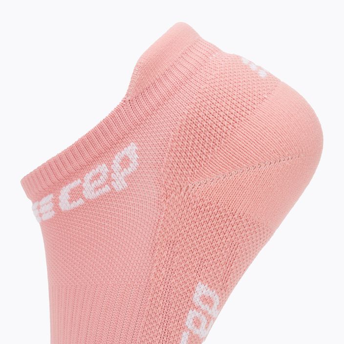 CEP női kompressziós futó zokni 4.0 No Show rózsaszínű 4