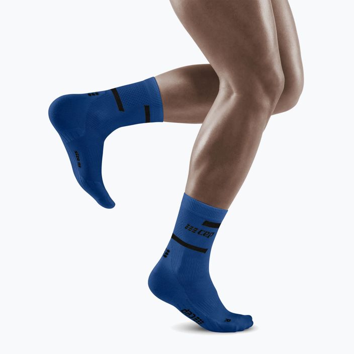 CEP Férfi kompressziós futó zokni 4.0 Mid Cut kék 6