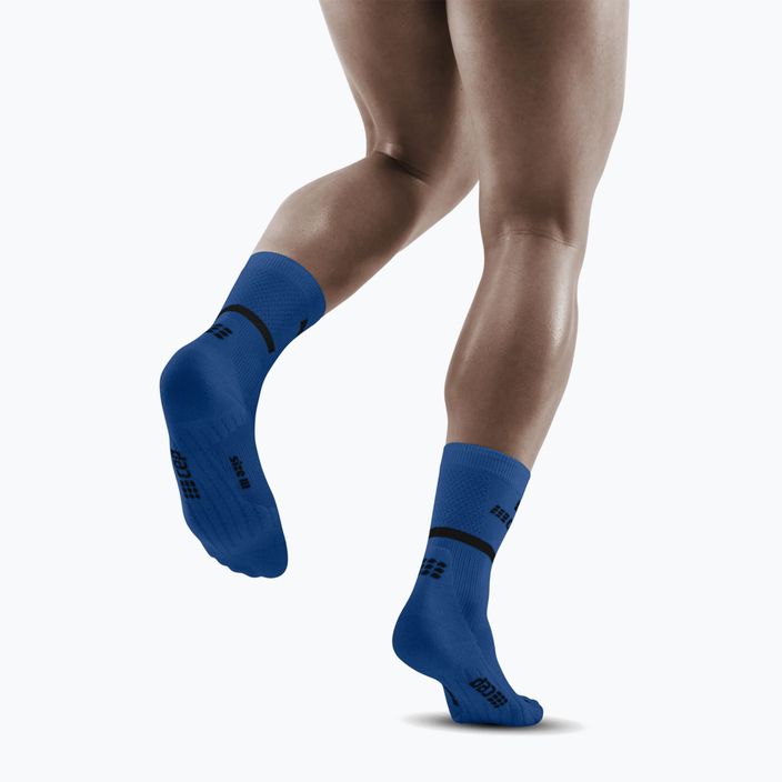 CEP Férfi kompressziós futó zokni 4.0 Mid Cut kék 7