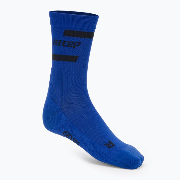 CEP Férfi kompressziós futó zokni 4.0 Mid Cut kék 2