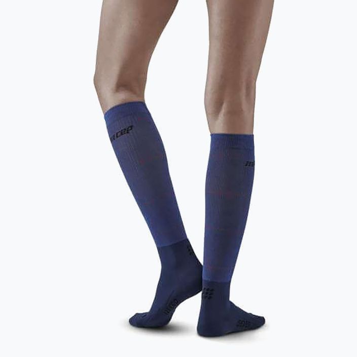 CEP Infrared Recovery női kompressziós zokni kék 8