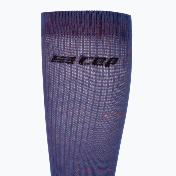 CEP Infrared Recovery női kompressziós zokni kék 5