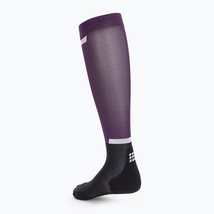 CEP Tall 4.0 női kompressziós futó zokni lila/fekete 3