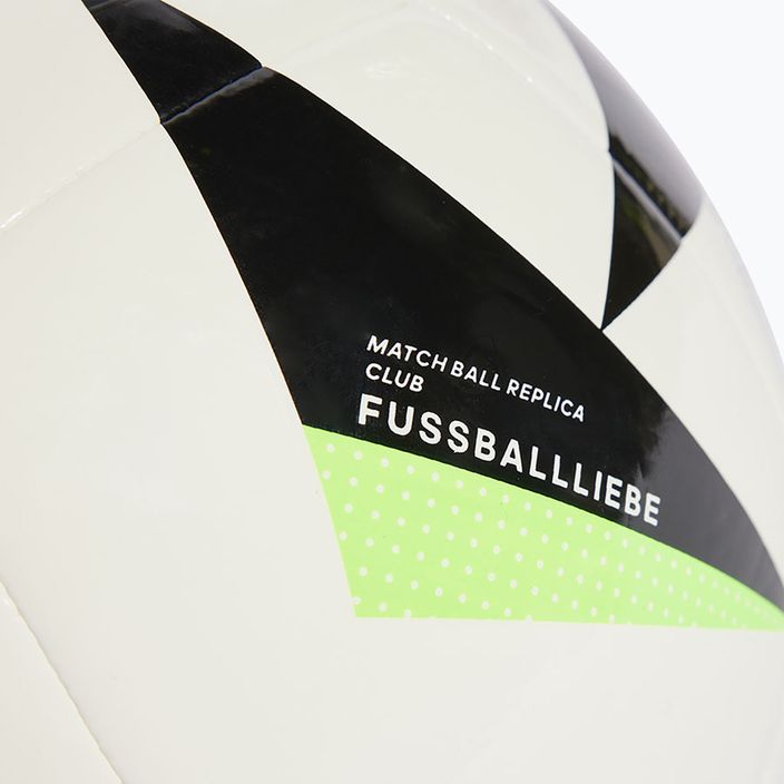 Focilabdaadidas Fussballiebe Club white/black/solar green méret 4 3