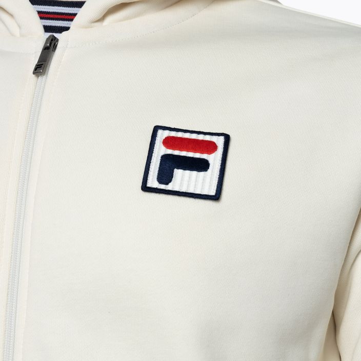 FILA Bergede Loose Fit Zip Hoody antik fehér 3