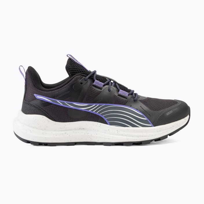 PUMA Reflect Lite Trail futócipő puma fekete/sötét ametiszt 2