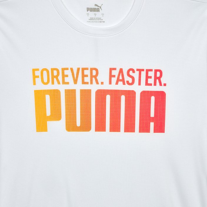 Férfi PUMA Run Kedvencek Forever Faster TEE póló puma fehér 5