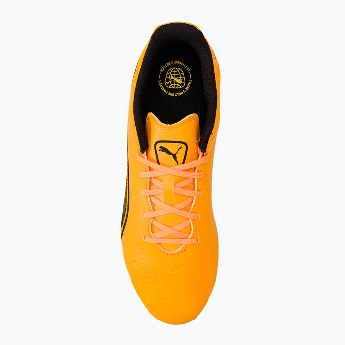 PUMA King Match Fg/Ag sun stream/puma black/sunset glow futballcipő 5