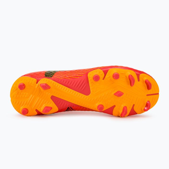 gyermek focicipő  PUMA Future 7 Pro FG/AG Jr sunset glow/puma black/sun stream 4