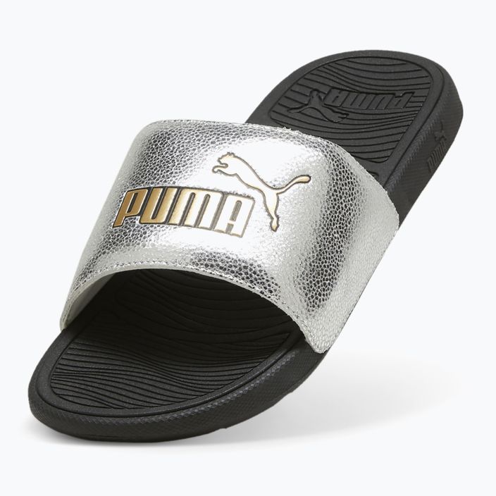 PUMA Cool Cat 2.0 Metallic Shine flip-flopok puma ezüst/puma arany/puma fekete 6