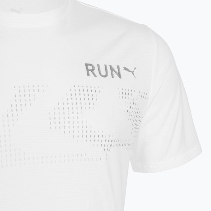 Férfi futópóló PUMA Run Favorite Graphic white 3