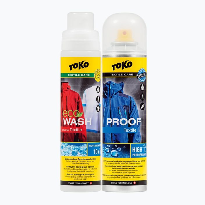 TOKO Duo-Pack Textile Proof & Eco Textile Wash 2x250ml 5582504 szövetápoló készlet