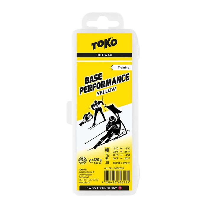 TOKO Base Performance sárga 120g sízsír 5502035 2