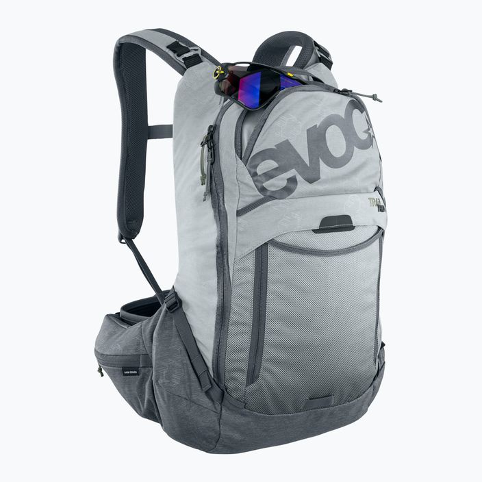 EVOC Trail Pro 16 l kő/karbon szürke kerékpáros hátizsák 4