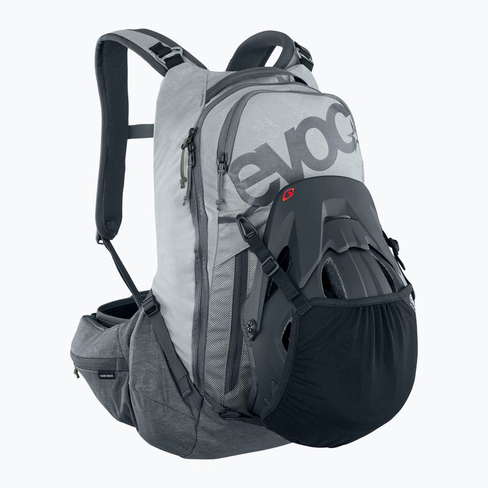 EVOC Trail Pro 16 l kő/karbon szürke kerékpáros hátizsák 9