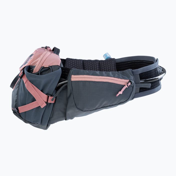 Kerékpáros vese EVOC Hip Pack Pro 3 l z bukłakiem 1.5 l dusty pink/carbon grey 2