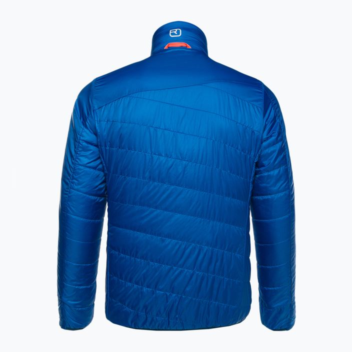 Férfi Ortovox Swisswool Piz Boval hibrid kabát kék fordítható 6114100041 2