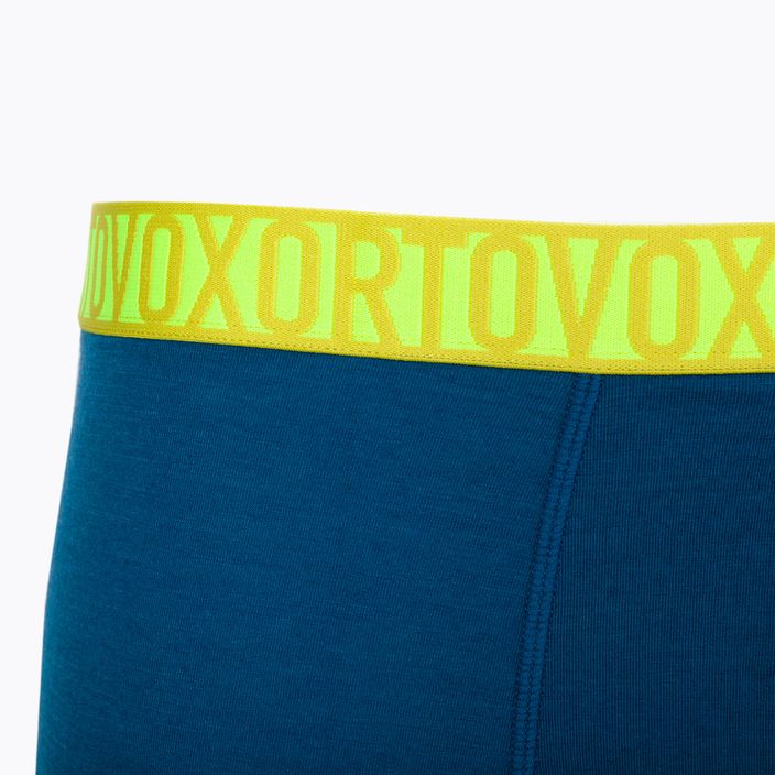 Férfi Ortovox 150 Essential termikus boxeralsó zöld/sárga 88903 3