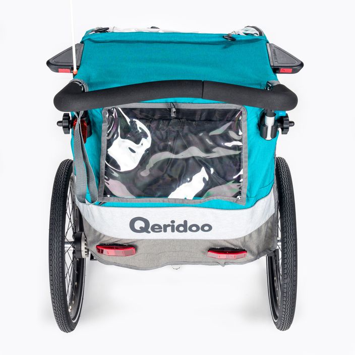 Qeridoo Sportrex1 együléses kerékpár utánfutó kék Q-SR1-21-P 5