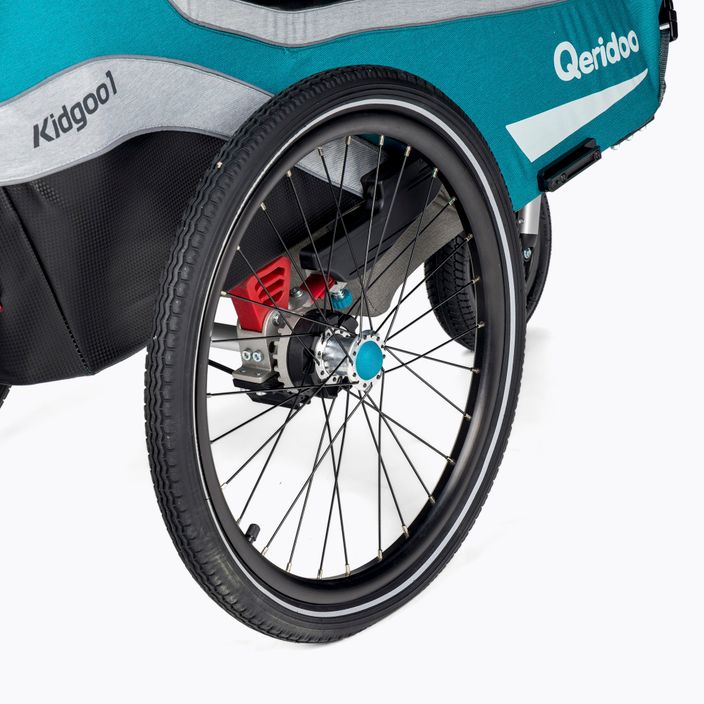 Qeridoo Kidgoo1 együléses kerékpár utánfutó kék Q8-20-P 6