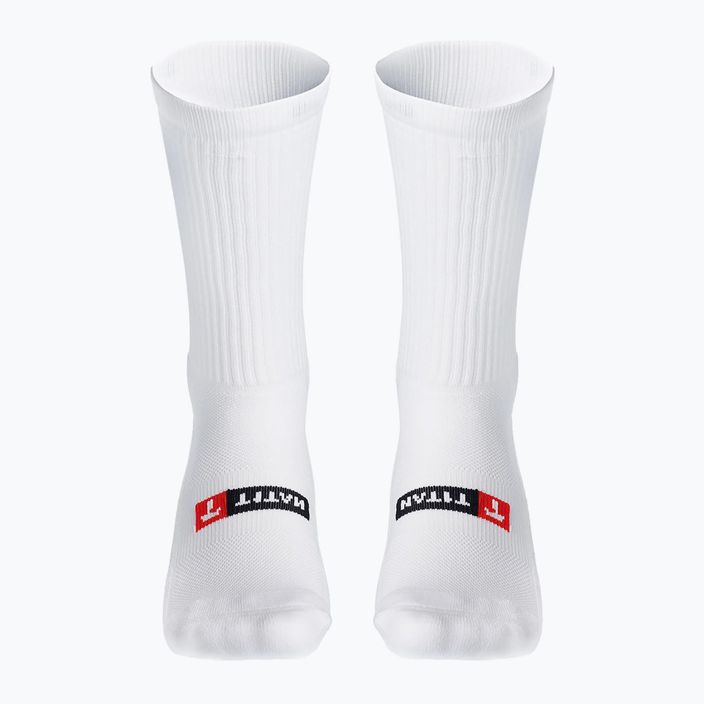 Futball zokni T1TAN Grip Socks white 3