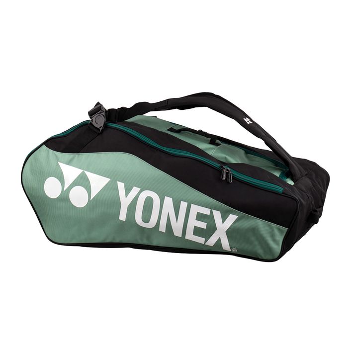 YONEX 1223 Club Racket Bag táska fekete/mohazöld 2