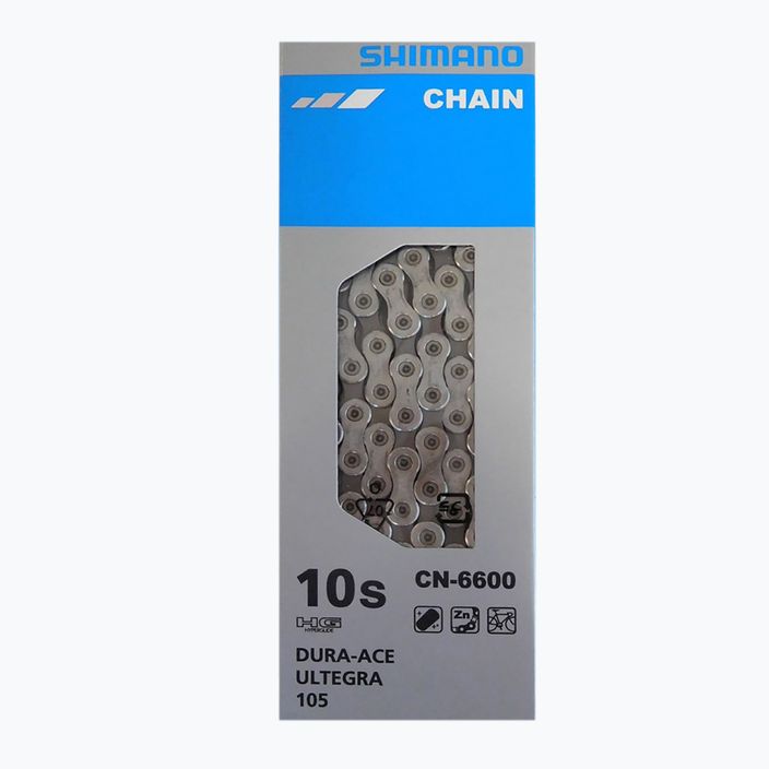 Shimano CN-6600 10rz lánc 114 láncszem ezüst ICN6600114I 2