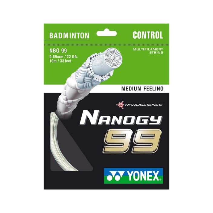 YONEX NBG 99 készlet tollaslabda húr fehér 2