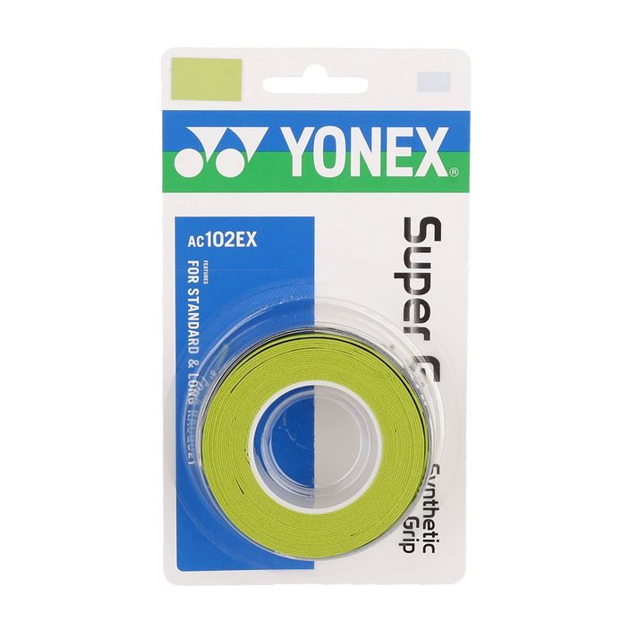 Tollaslabda ütő burkolatok YONEX AC 102 EX 3 db citrus zöld 2