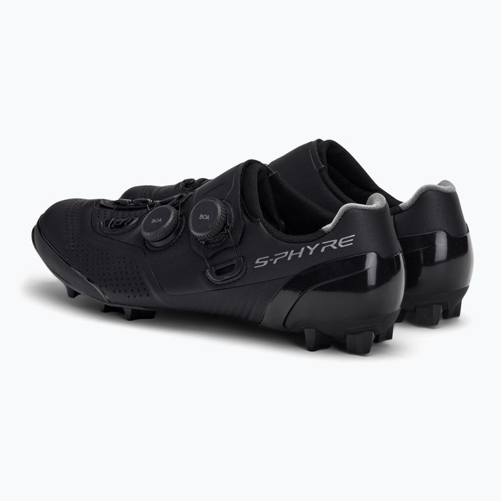 Shimano SH-XC902 férfi MTB kerékpáros cipő fekete ESHXXC902MCL01S44000 3