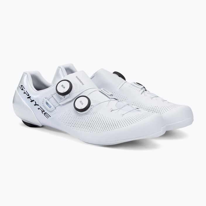 Shimano férfi kerékpáros cipő SH-RC903 fehér ESHRC903MCW01S46000 4