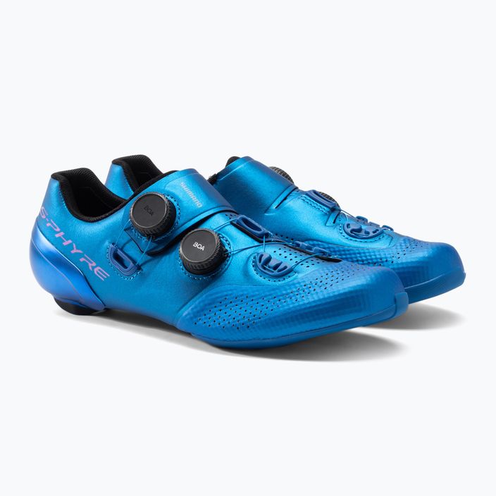 Shimano férfi kerékpáros cipő SH-RC902M Kék ESHRC902MCB01S42000 5