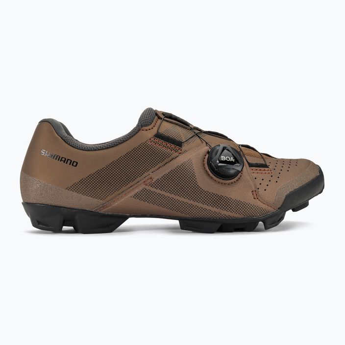 Női MTB kerékpáros cipő Shimano SH-XC300W bronz 2