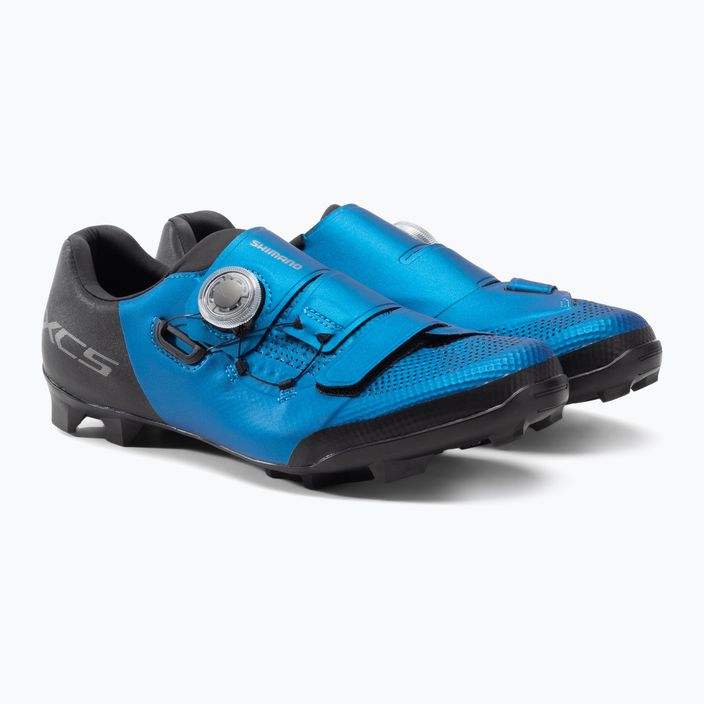 Shimano férfi kerékpáros cipő SH-XC502 kék ESHXC502MCB01S46000 5