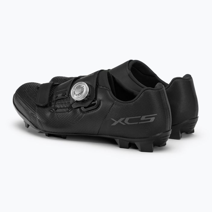 Shimano SH-XC502 férfi MTB kerékpáros cipő fekete ESHXXC502MCL01S43000 3
