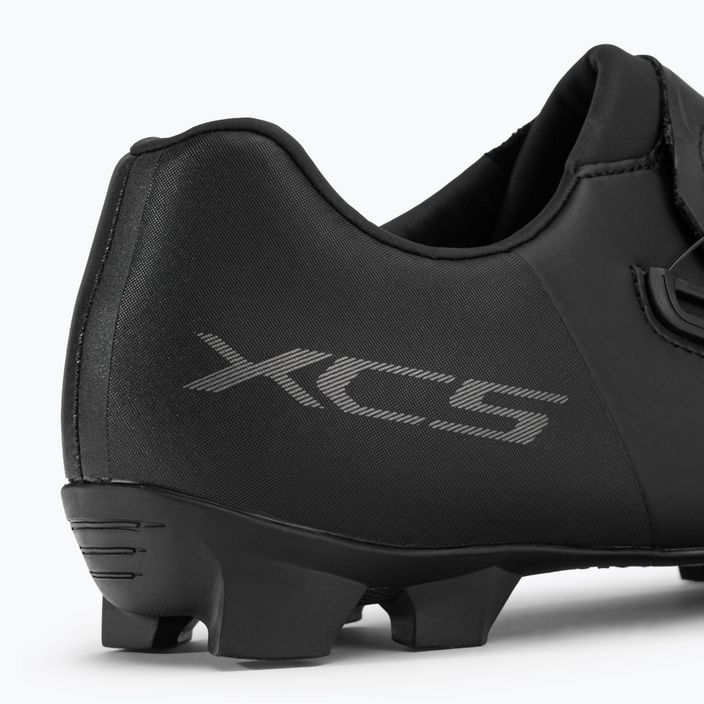 Shimano SH-XC502 férfi MTB kerékpáros cipő fekete ESHXXC502MCL01S43000 8