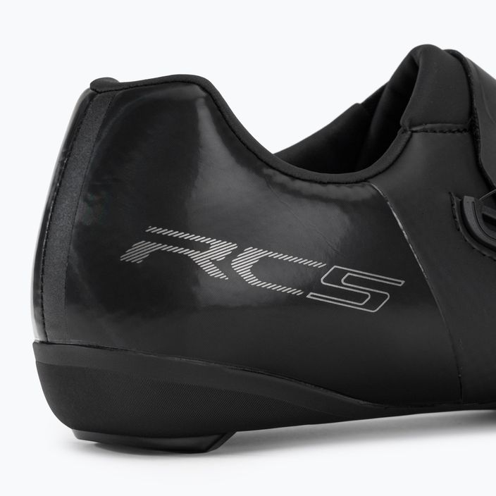 Shimano SH-RC502 férfi kerékpáros cipő fekete ESHRC502MCL01S48000 8