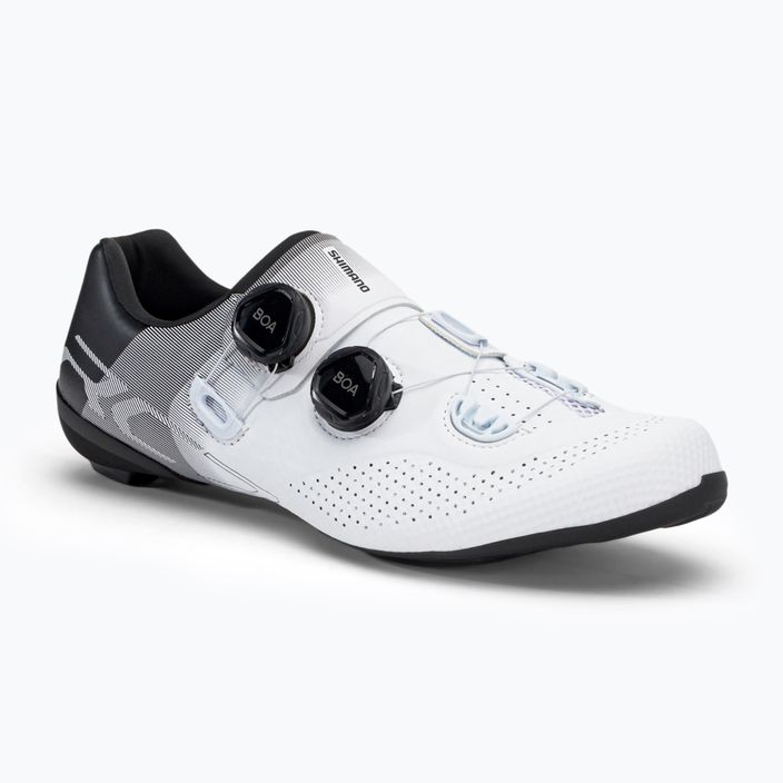 Shimano SH-RC702 férfi kerékpáros cipő fehér ESHRC702MCW01S47000