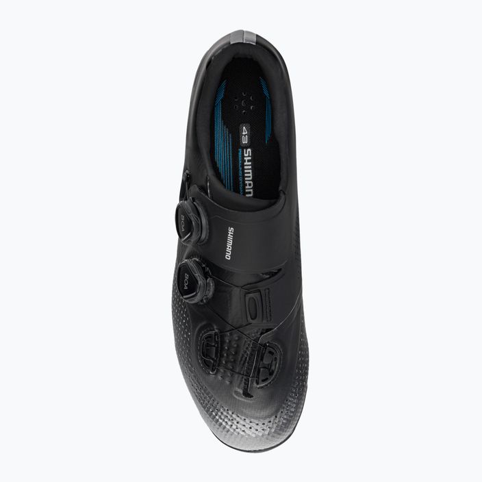 Shimano SH-RC702 férfi kerékpáros cipő fekete ESHRC702MCL01S48000 6