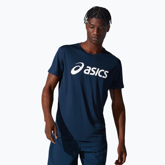 Férfi ASICS Core Top francia kék/briliáns fehér futópóló