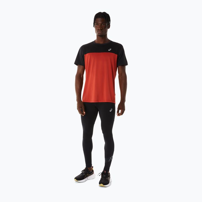 Férfi ASICS Icon Tight performance futó leggings fekete/karrier szürke 3